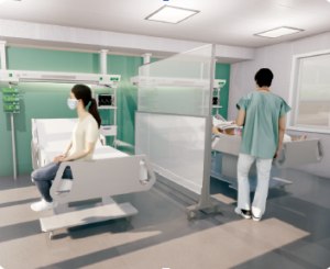 Pantallas de protección de seguridad - Hospitales y Clinicas